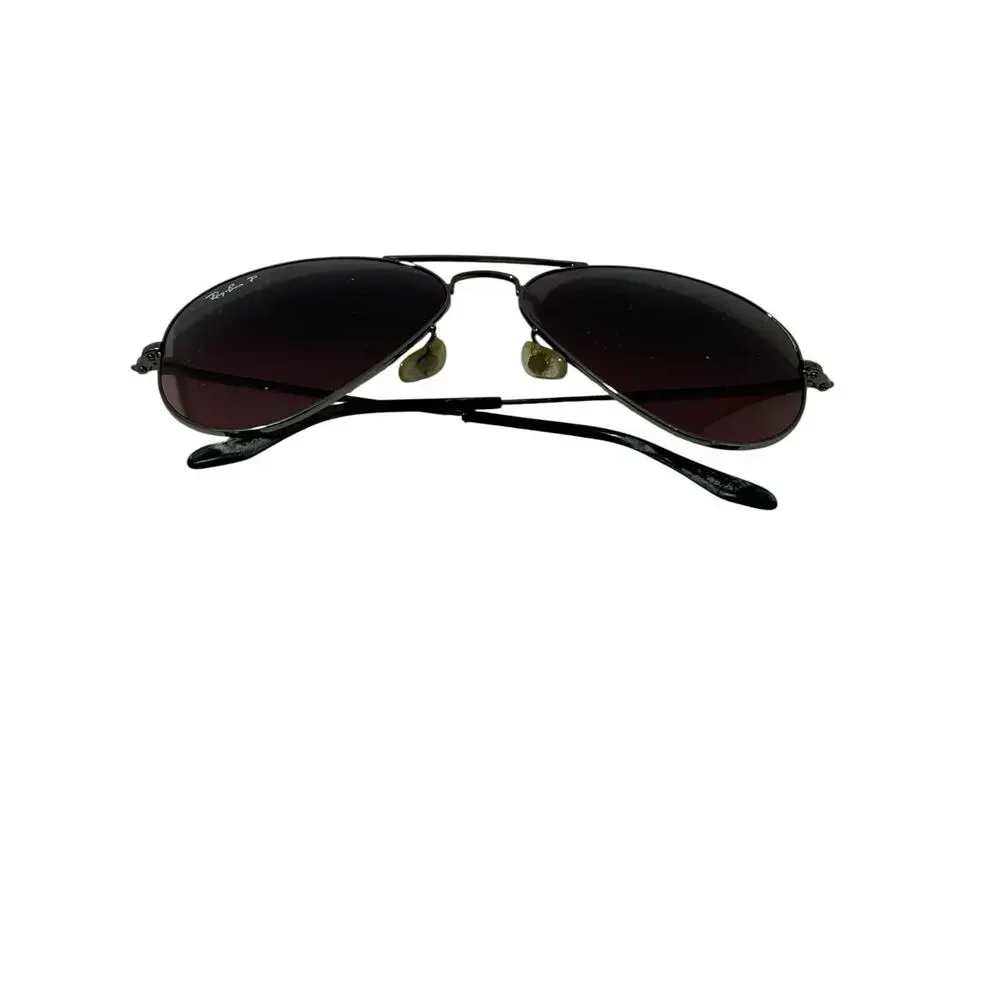 Ray Ban Aviator Large Metal RB3025 58mm Italy Polarized 3P Sunglasses w/Case